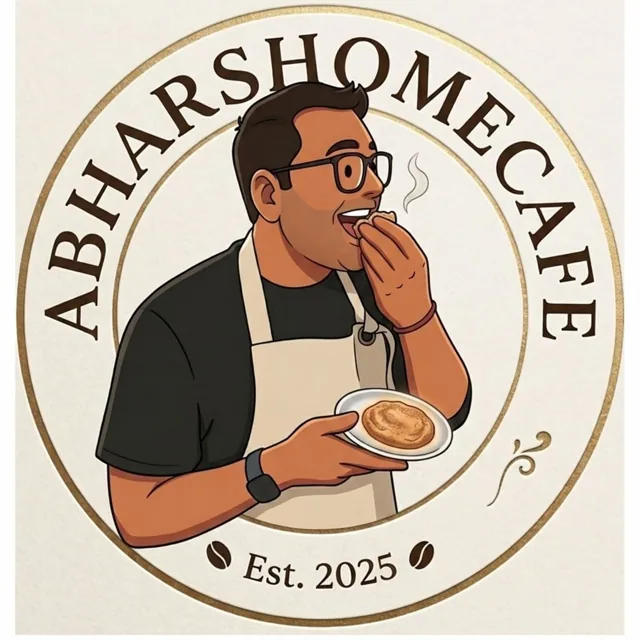 Illustrated Abhar's Home Cafe logo